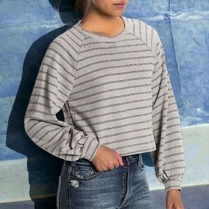 LUSH Balloon Sleeve Top